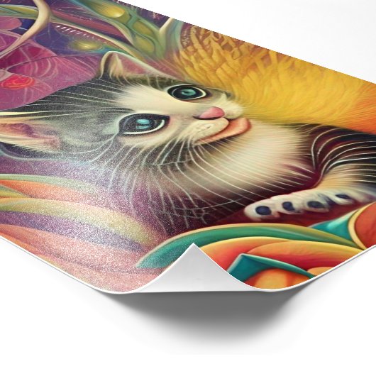 Adorable Kittens Fotodruck (Ecke)