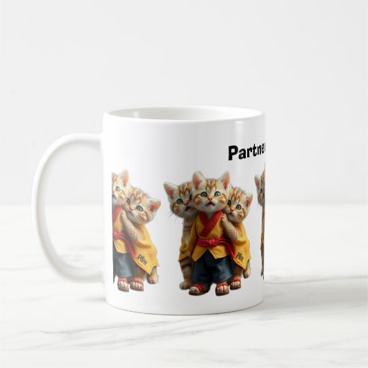 🐱 Adorable Kittens in Matching Outfits - Cute Cat Kaffeetasse (Links)