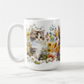 Adorable Kittens Line Keramik Tasse (Links)
