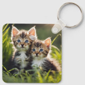 Adorable Kittens Schlüsselanhänger (Rückseite)
