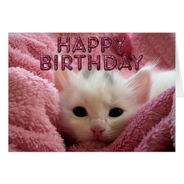 Adorable kitty bleibe warm (Vorderseite (Horizontal))