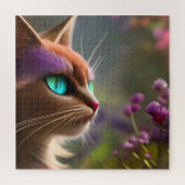 Adorable Kitty cat, Turquoise Eyes Puzzle (Vertikal)