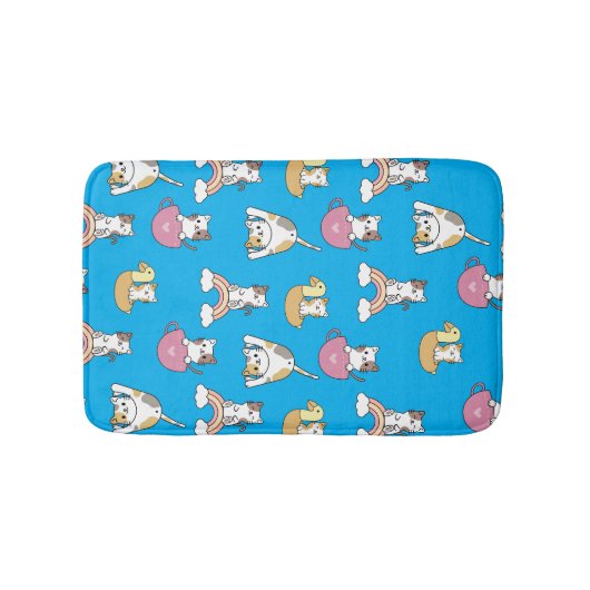 Adorable Kitty Cats Badematte (Vorderseite)