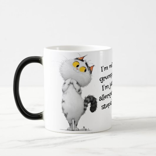 Adorable Kitty Coffee Tasse - Purr-perfekt Niedlic (Links)