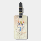 Adorable Kitty on Bokeh Gepäckanhänger (Vorderseite vertikal)