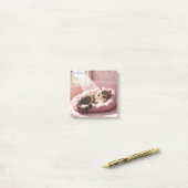 Adorable Kitty Post it Post-it Klebezettel (Auf Schreibtisch)