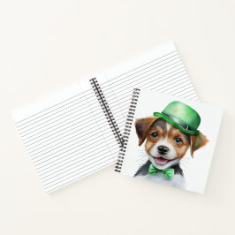 ADORABLE KLEINE WASSERFARBFLÜFFE PUPPENHUND NOTIZBLOCK