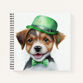 ADORABLE KLEINE WASSERFARBFLÜFFE PUPPENHUND NOTIZBLOCK (Vorderseite)