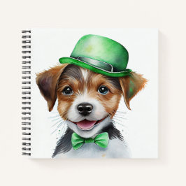 ADORABLE KLEINE WASSERFARBFLÜFFE PUPPENHUND NOTIZBLOCK