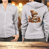 Adorable Knittin' Kittens Full-Zip Unisex Hoodie