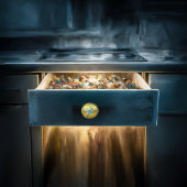 Adorable Koala Bär in einem Baum im Wald Keramikknauf