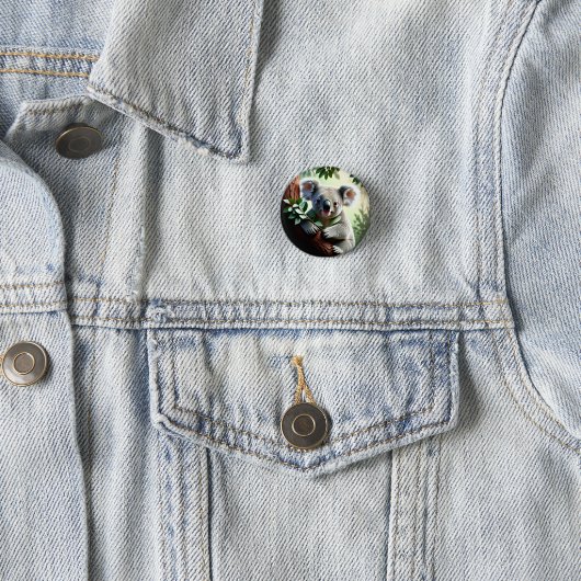 Adorable Koala Bear Button (Beispiel)
