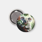 Adorable Koala Bear Magnet (Vorderseite/Rückseite)