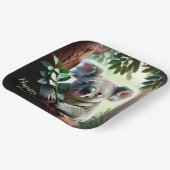 Adorable Koala Bear Pappteller (Gewinkelt)