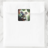 Adorable Koala Bear Quadratischer Aufkleber (Tasche)