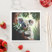 Adorable Koala Bear Serviette (Beispiel)