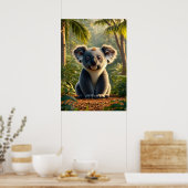 Adorable Koala Poster (Küche)