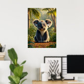 Adorable Koala Poster (Heimbüro)
