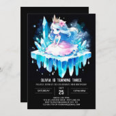 Adorable Königin Princess Birthday Einladung (Vorne/Hinten)