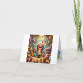 Adorable Kreatur Geburtstagswünsche Karte (Rückseite)