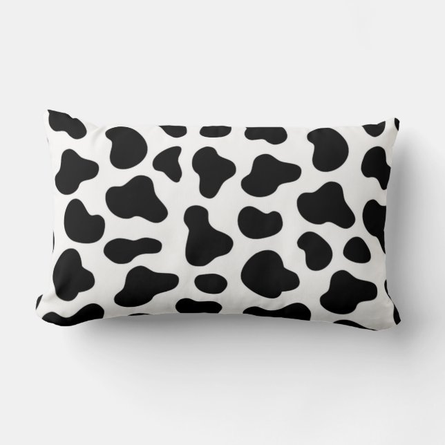 Adorable Kuh Spots Kissen (Vorderseite)
