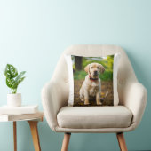 Adorable Labrador Hunde Illustration - Niedliche W Kissen (Stuhl )