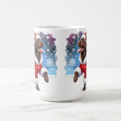 Adorable Labrador Retriever Welpenhund Weihnachten Kaffeetasse (Mittel)
