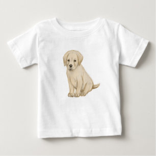Adorable Labrador Welpenskizze Baby T-shirt