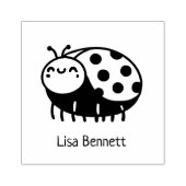 Adorable Ladybug Briefmarke Gummistempel (Prägung)