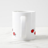 Adorable Ladybug Jumbo Coffee Cup! Jumbo-Tasse (Rückseite)