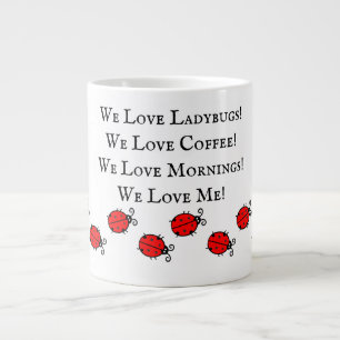 Adorable Ladybug Jumbo Coffee Cup! Jumbo-Tasse