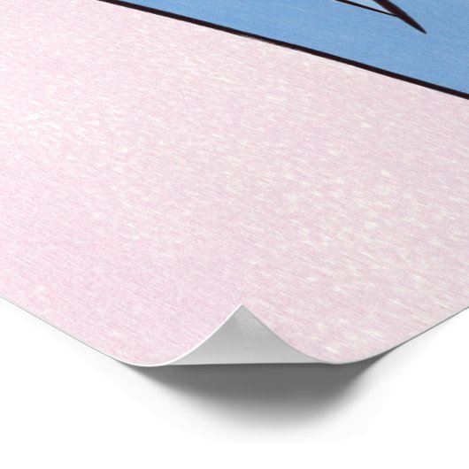 Adorable Ladybug Liebe Cartoon Poster (Ecke)