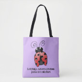 Adorable Ladybug Liebe Tote Bag - Spread Liebe Tasche (Vorderseite)