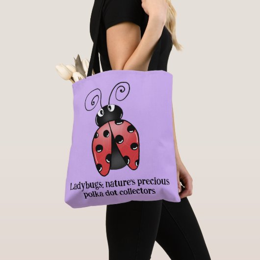 Adorable Ladybug Liebe Tote Bag - Spread Liebe Tasche (Von Nahem)