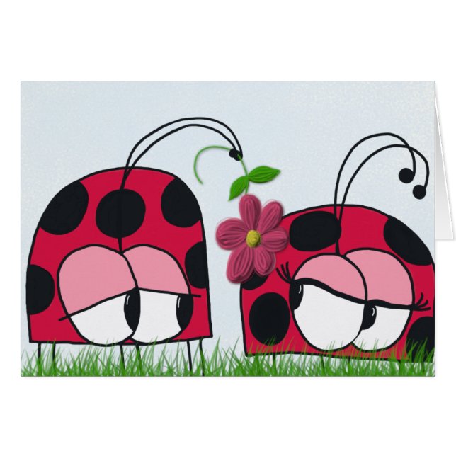 Adorable Ladybug Wog seine neue Liebe Cartoon (Vorderseite (Horizontal))