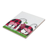 Adorable Ladybug Wog seine neue Liebe Cartoon Fliese (Seite)
