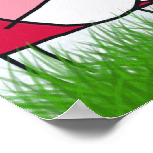 Adorable Ladybug Wog seine neue Liebe Cartoon Poster (Ecke)