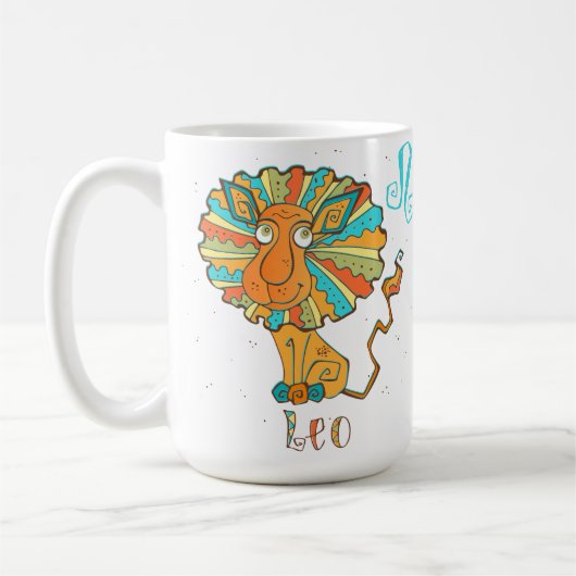 Adorable Leo Lion Kaffeetasse (Links)