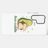 Adorable "Let's Avo-Cuddle" Food Pun Samsung Galaxy Hülle (Rückseite (Horizontal))