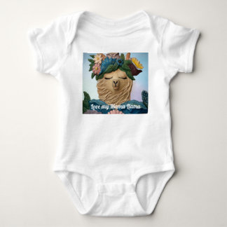 Adorable Liebe meine Mama Llama Trage für Baby Strampler