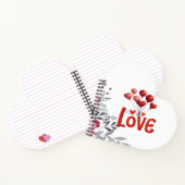 Adorable "Liebe" Puppy Spiral Notebook Notizblock (Innenseite)