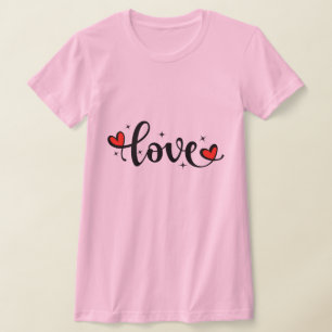 Adorable LIEBE T - Shirt für Mädchen - Perfektes V