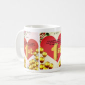 "Adorable Liebe Tasse" Kaffeetasse (Vorderseite Links)