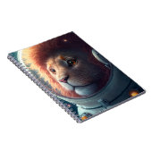 Adorable Lion Astronaut-Notebook Notizblock (Rechte Seite)