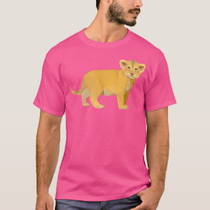 Adorable Lion Cub dreieckig für Kinder T-Shirt