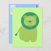 Adorable Lion Postkarte (Vorne/Hinten)