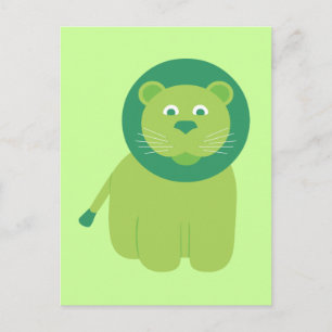 Adorable Lion Postkarte