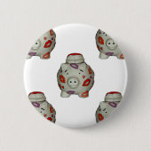 Adorable Lipstick Pig Button (Vorderseite)