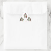 Adorable Lipstick Pig Dreieckiger Aufkleber (Tasche)