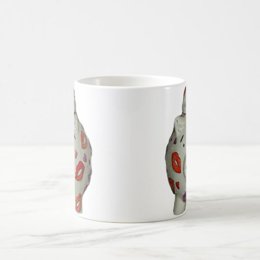 Adorable Lipstick Pig Kaffeetasse (Mittel)